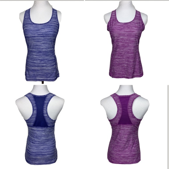 Danskin Tops - Two (2) Danskin Now Dri-More Racer Back Tank Tops